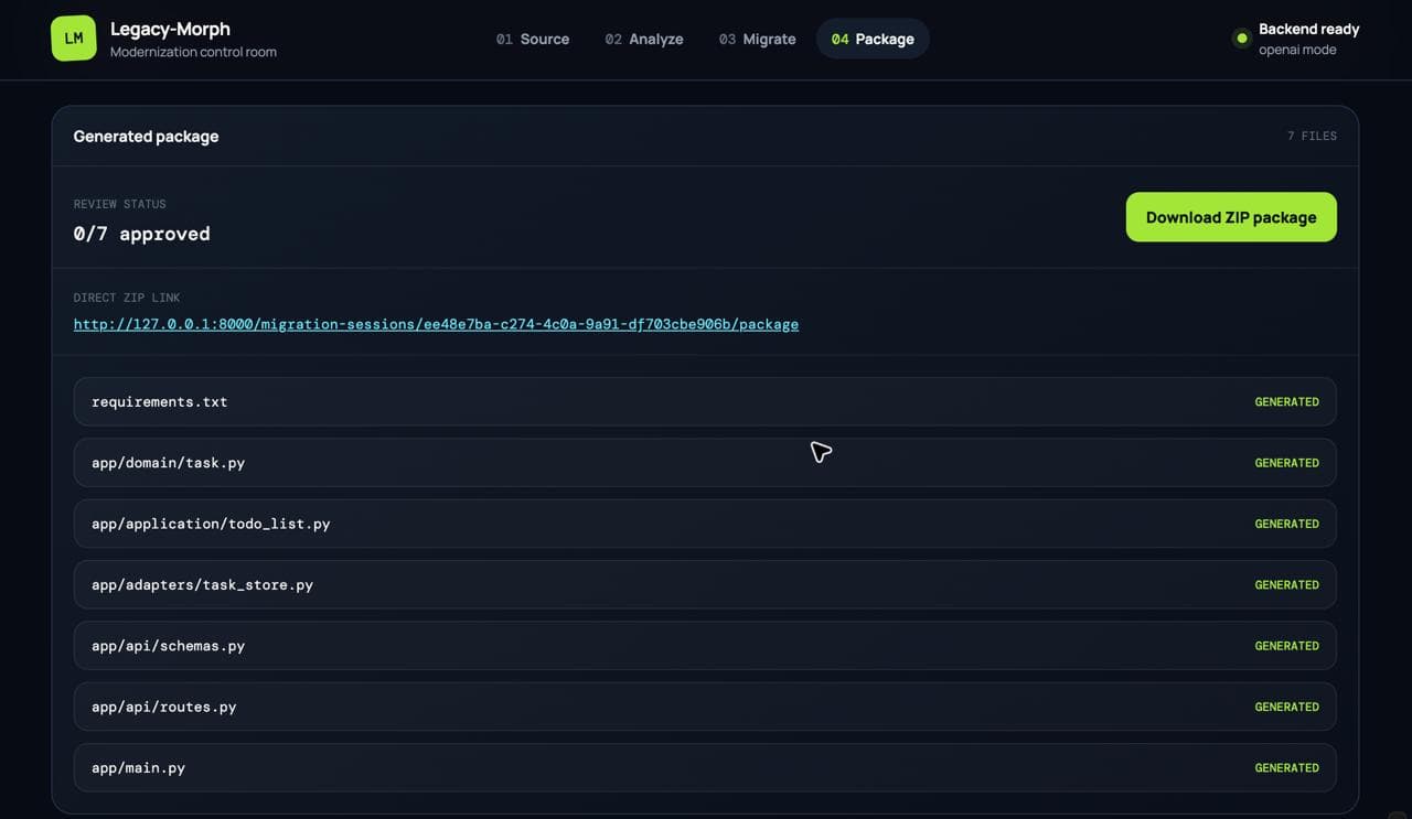 Legacy-Morph — screenshot 4