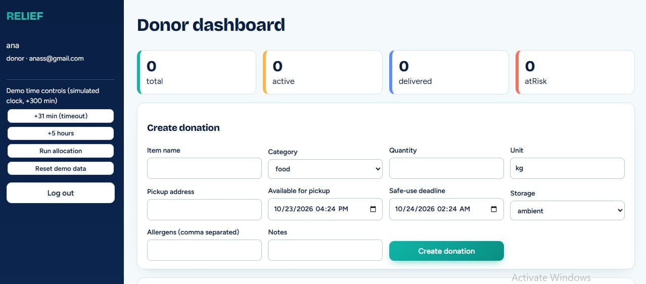 RELiEF — screenshot 2