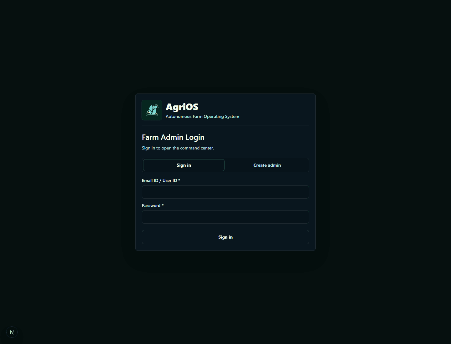 AgriOS — screenshot 1