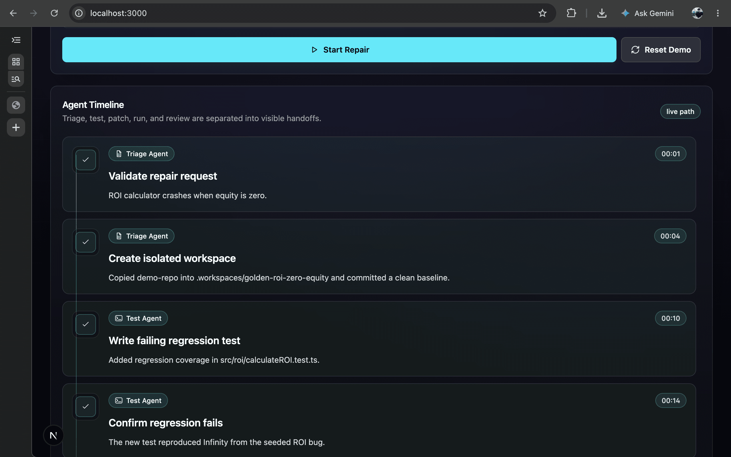ReproPatch Studio — screenshot 2