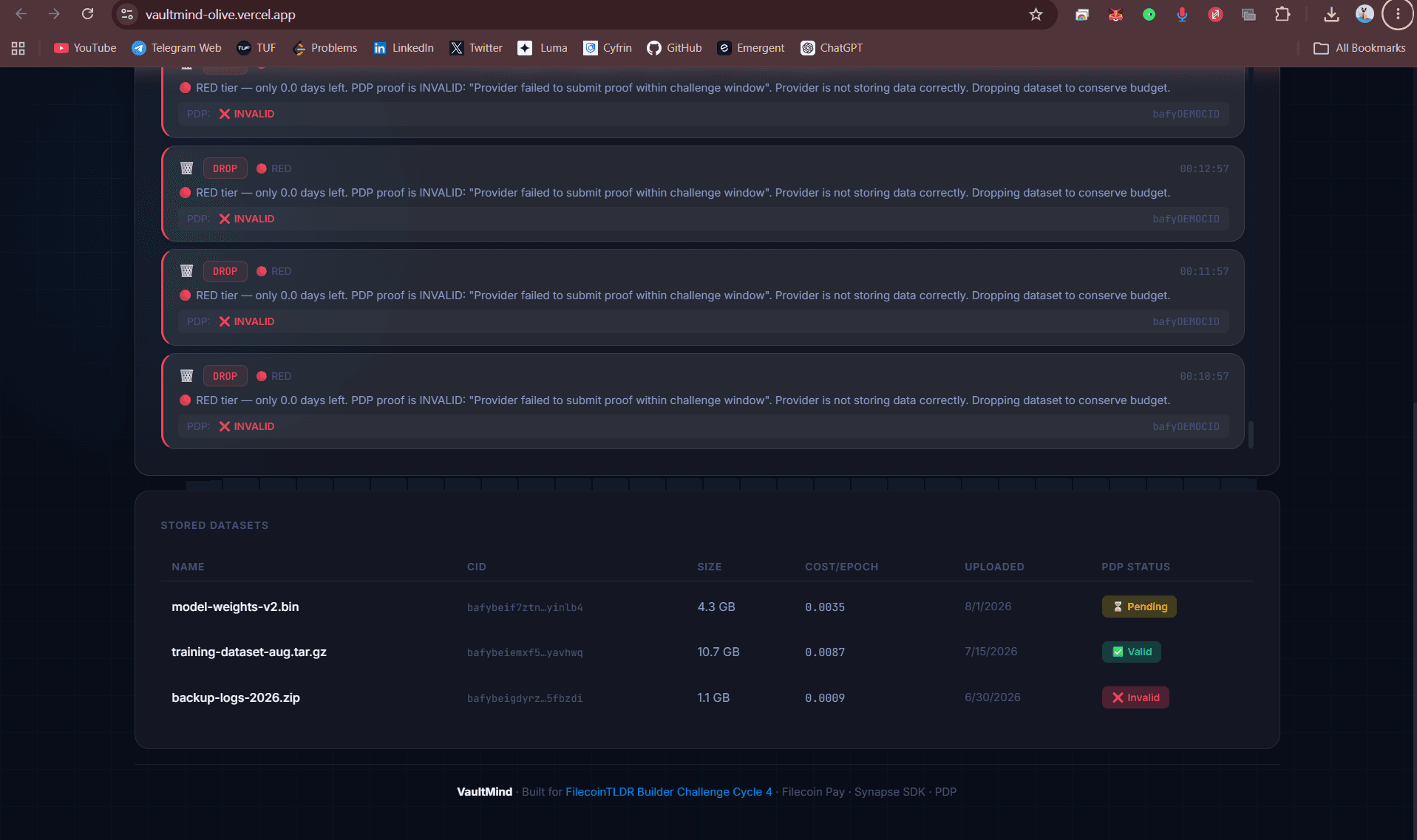 VaultMind ā screenshot 2