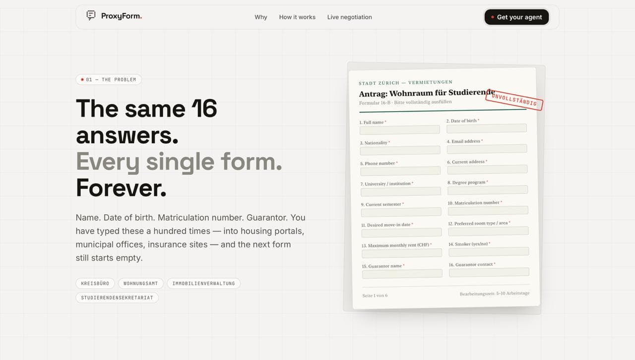 ProxyForm — screenshot 3