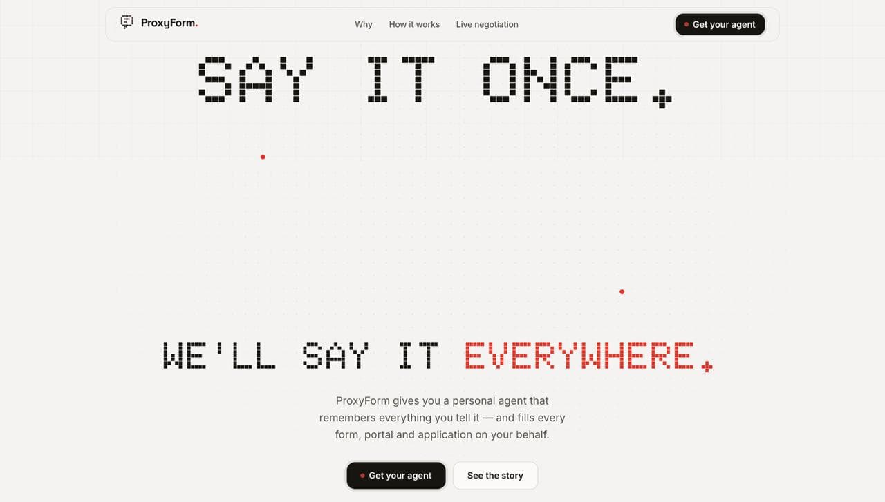 ProxyForm — screenshot 1