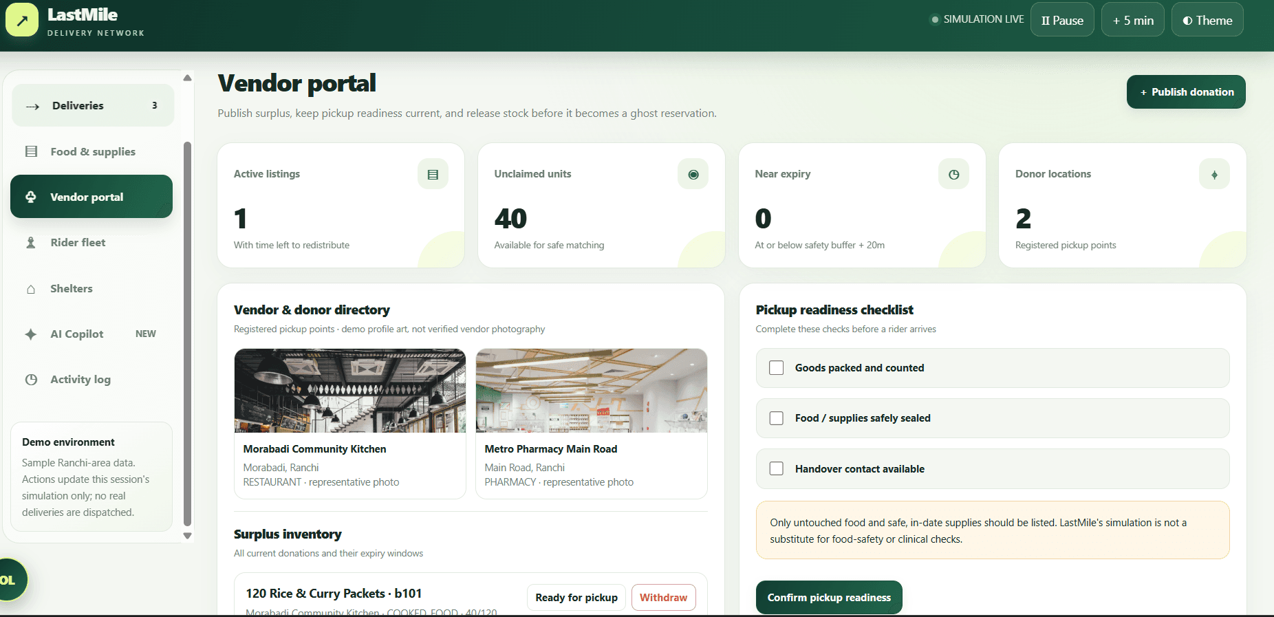 LastMile — screenshot 1