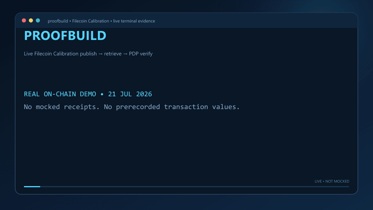ProofBuild — screenshot 1