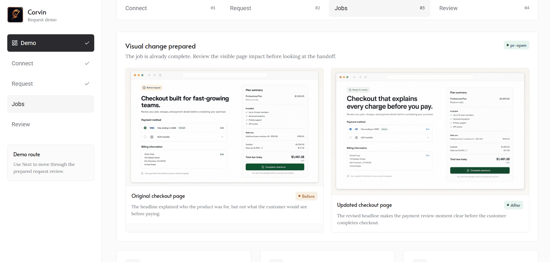 Corvin — screenshot 3