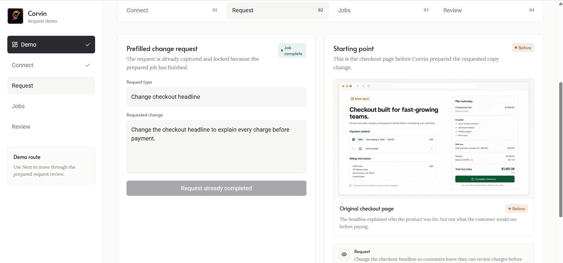 Corvin — screenshot 2