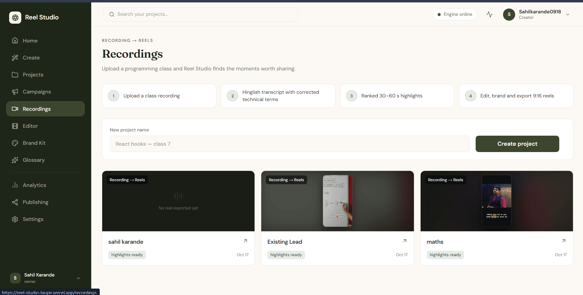 Reel Studio — screenshot 4