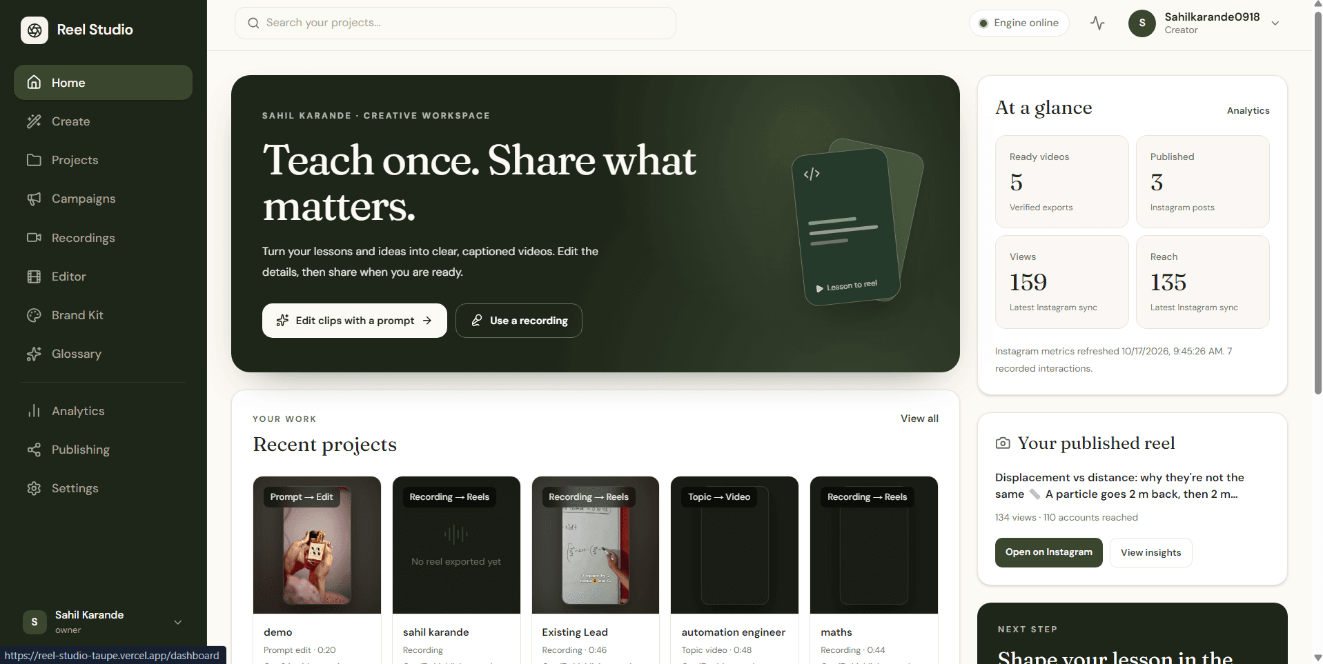 Reel Studio — screenshot 3