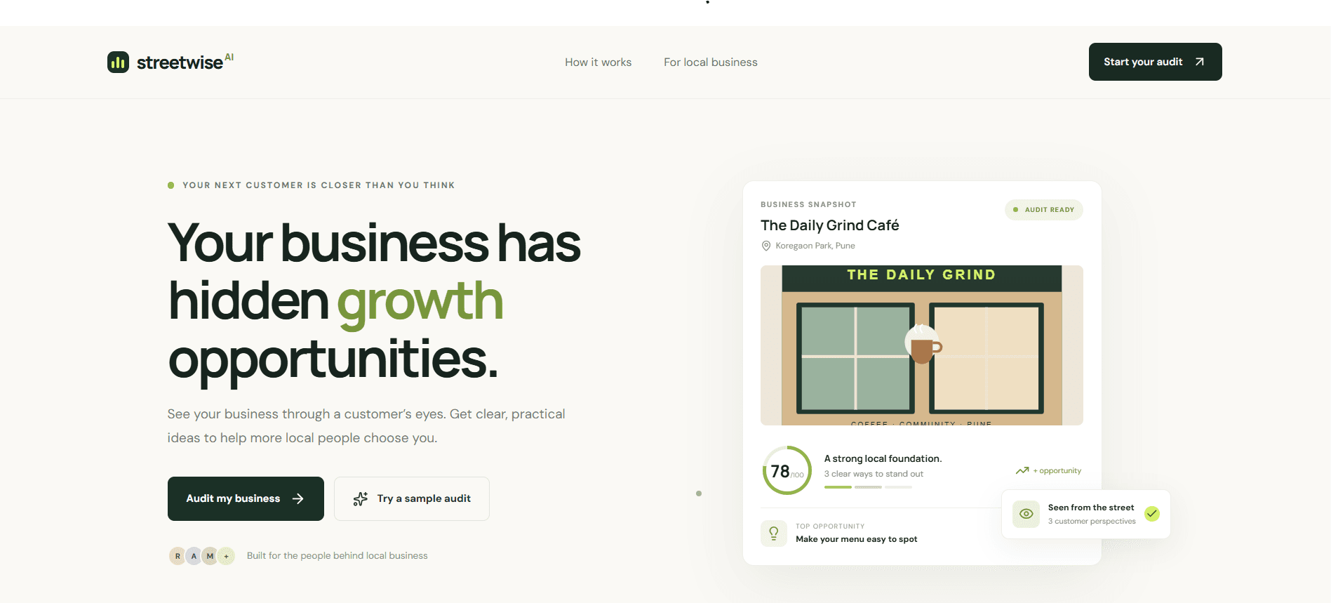 STREETWISE AI — screenshot 3