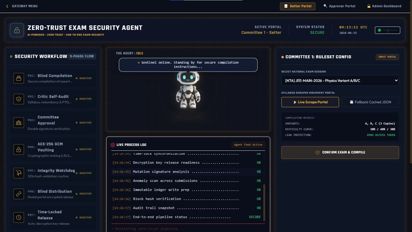 Zero trust exam security agent — screenshot 2