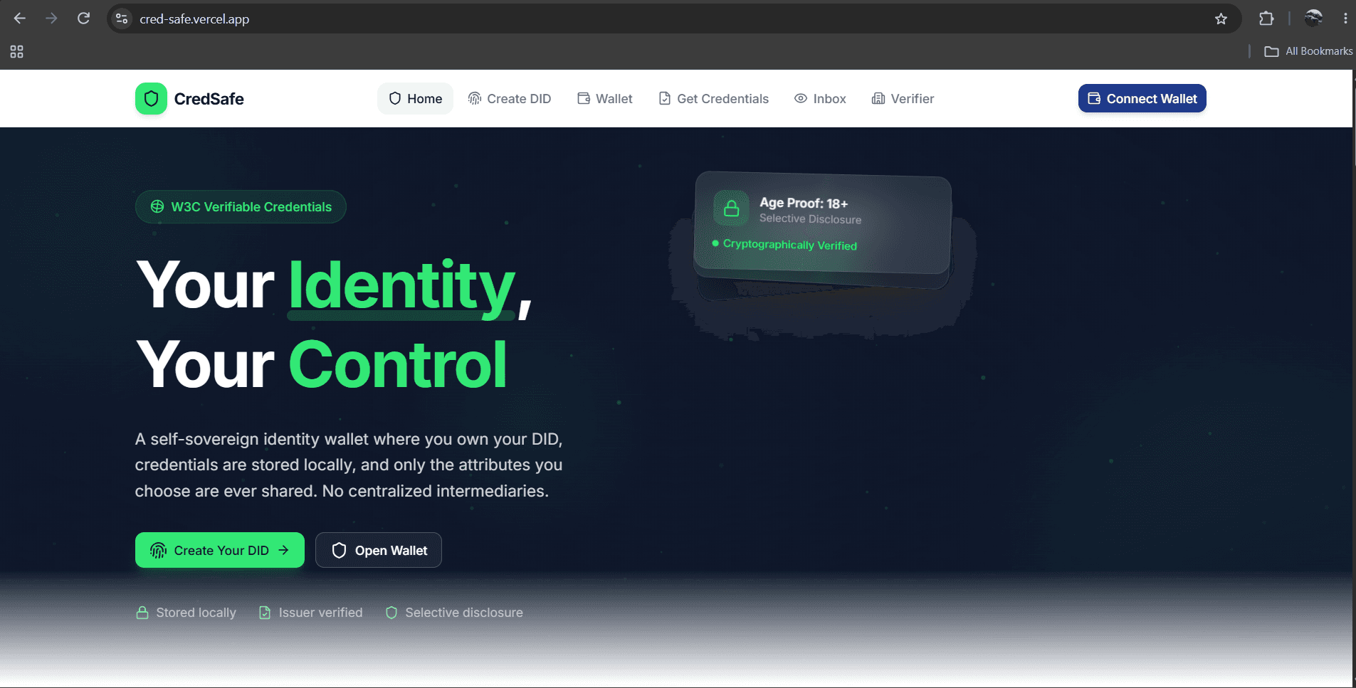 CredSafe — screenshot 1