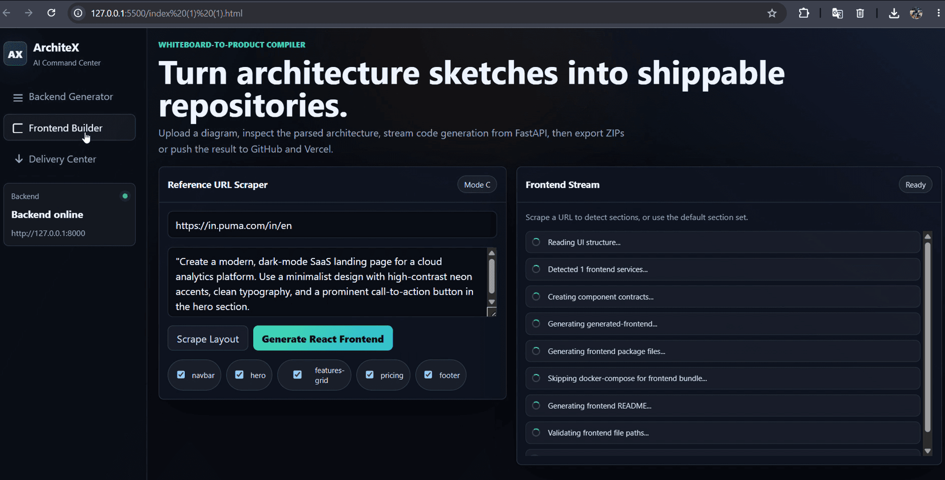 ArchiteX — screenshot 1