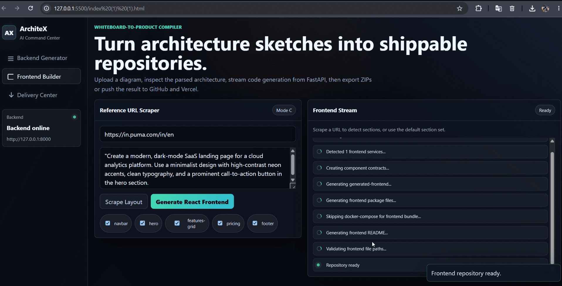 ArchiteX — screenshot 2