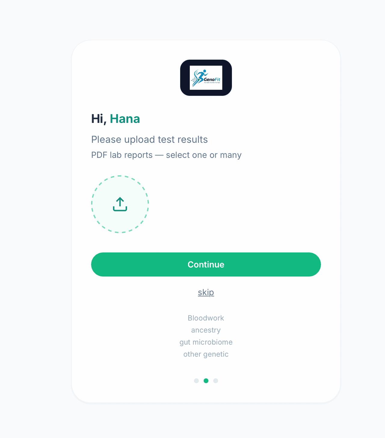GenoFit — screenshot 1