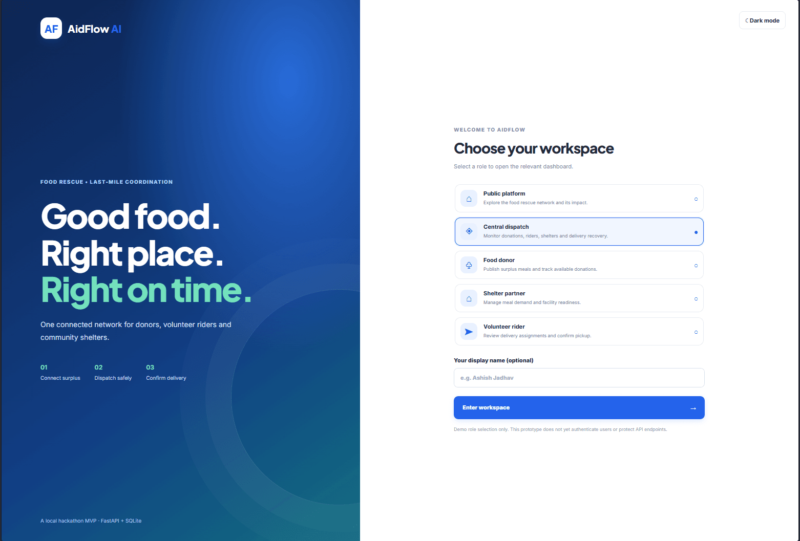 AidFlow AI — screenshot 1