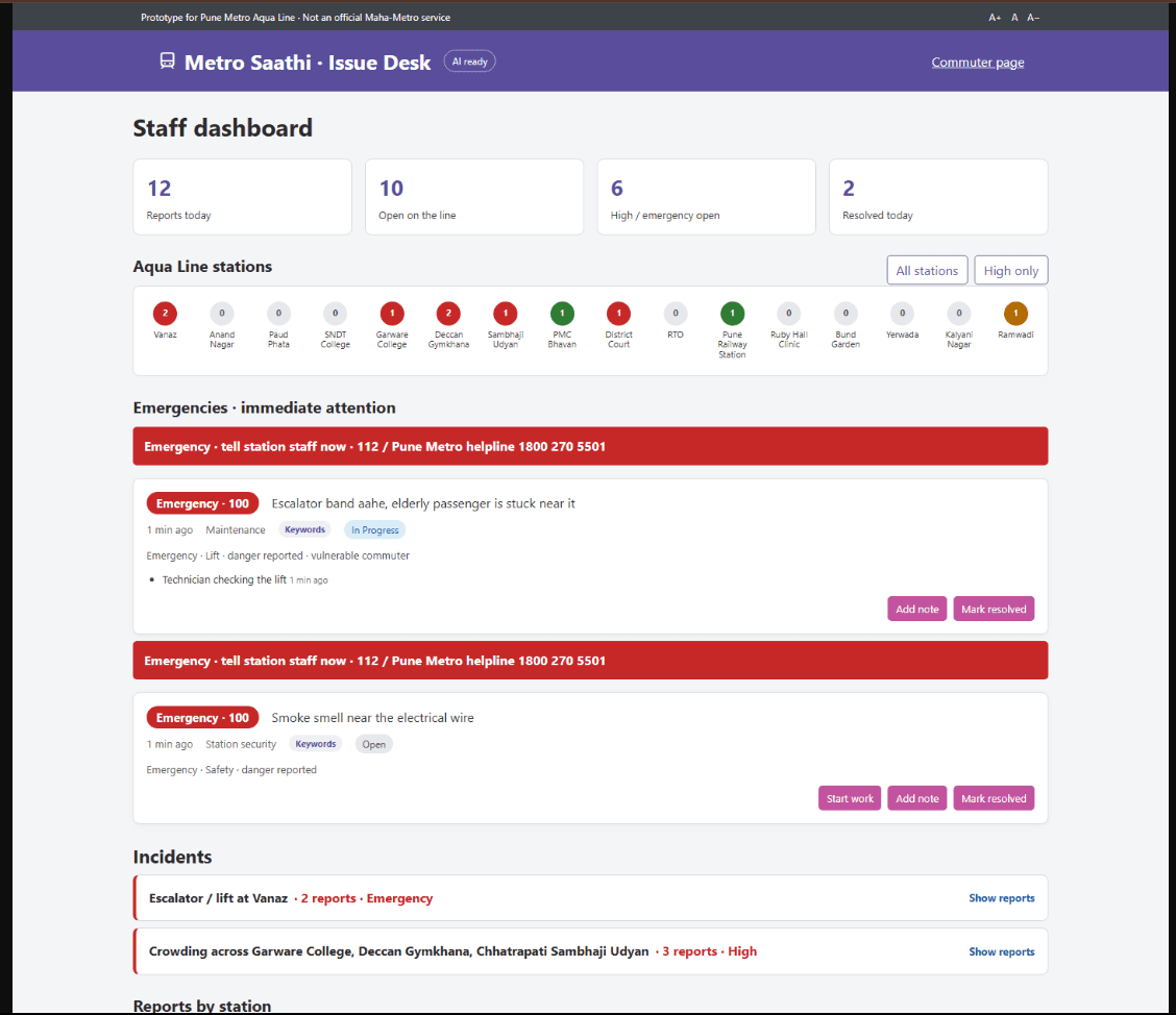 Metro Saathi — screenshot 3
