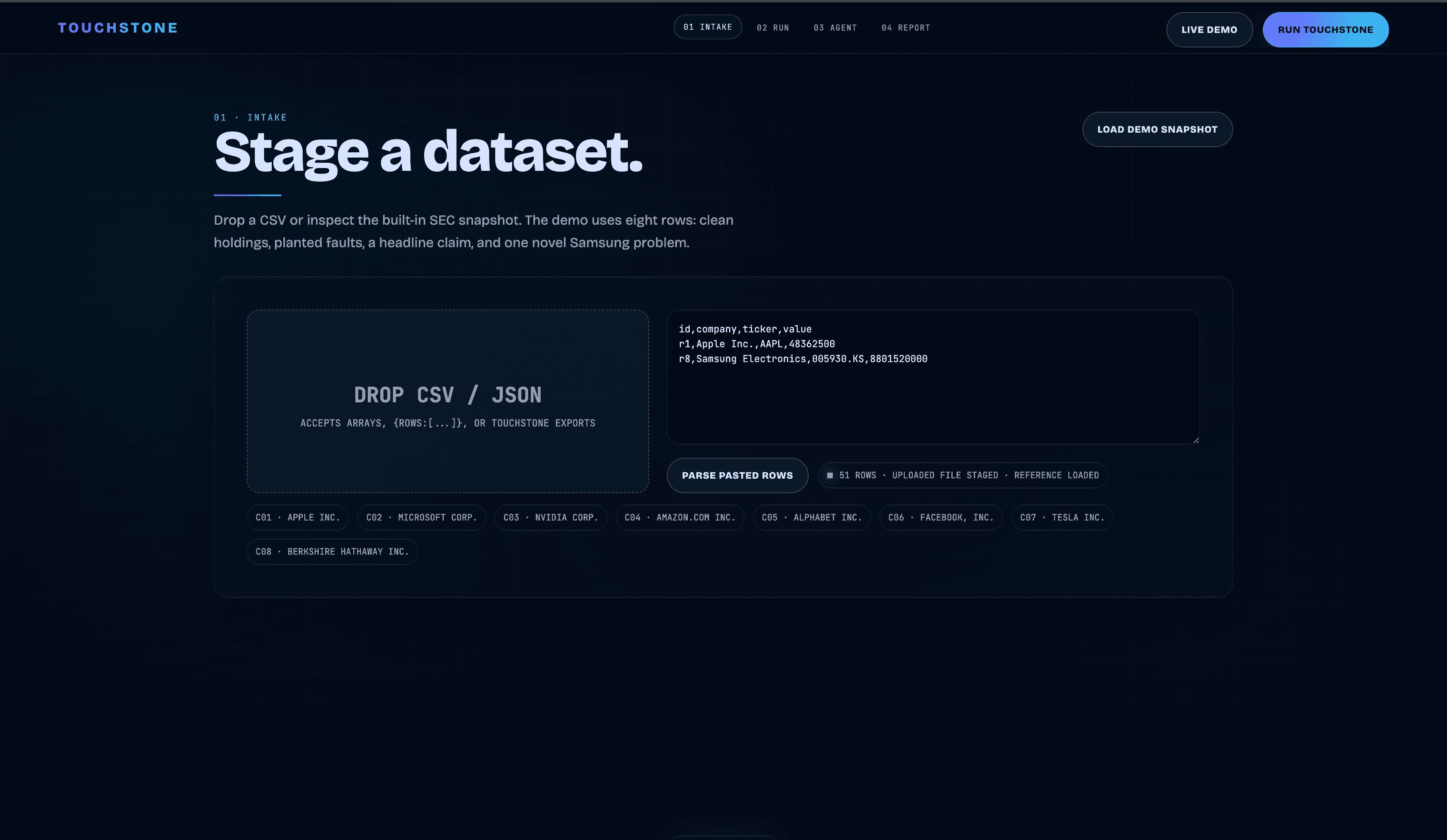 Touchstone — screenshot 2