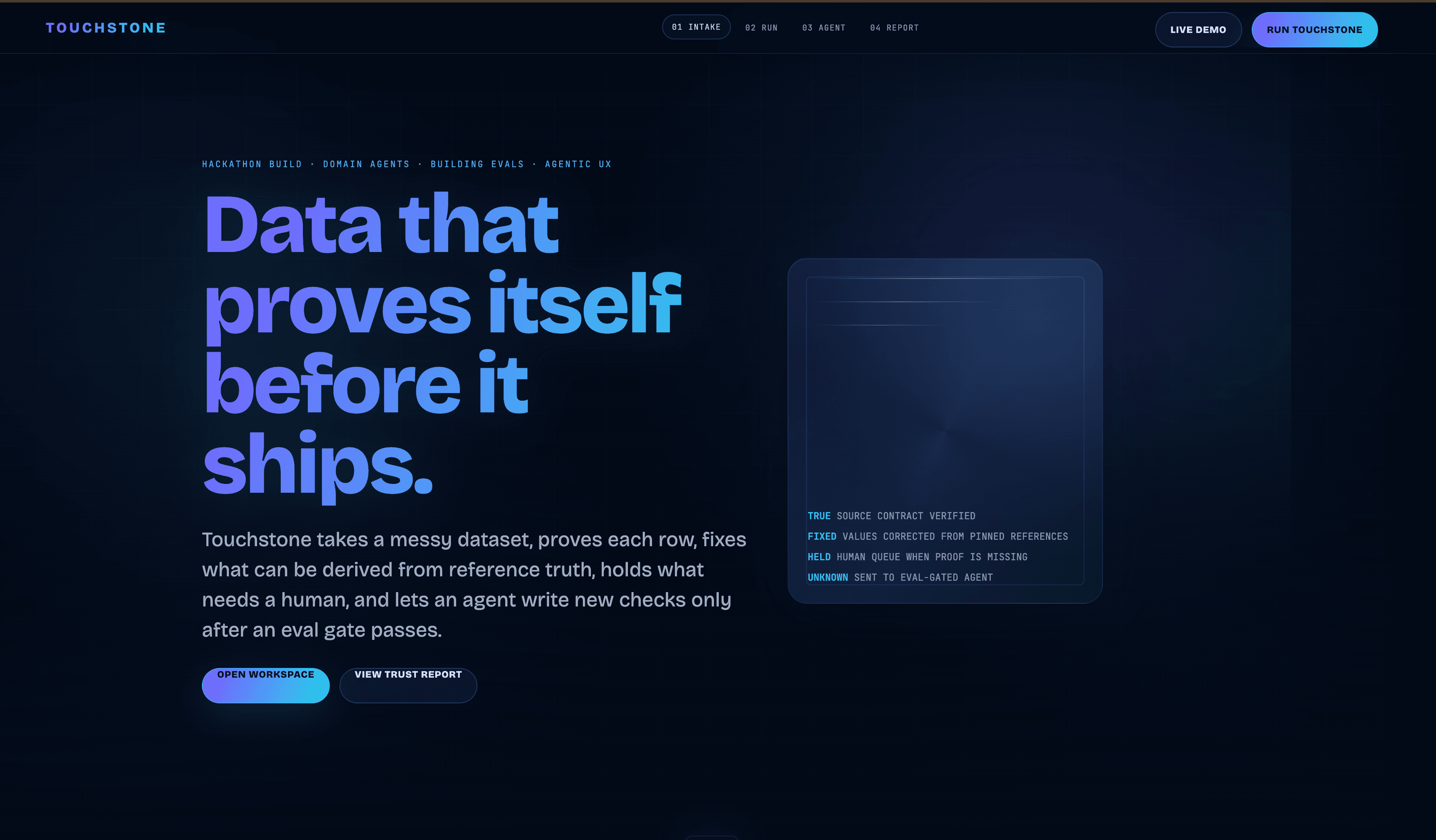 Touchstone — screenshot 1