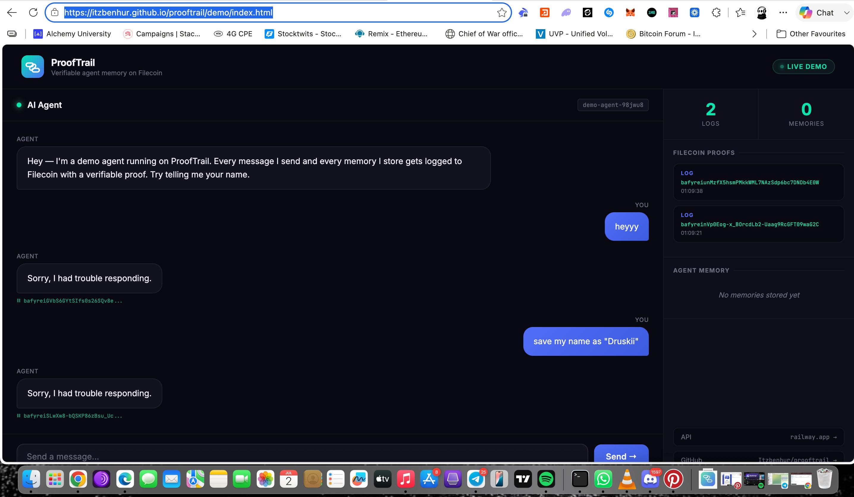 ProofTrail — screenshot 2