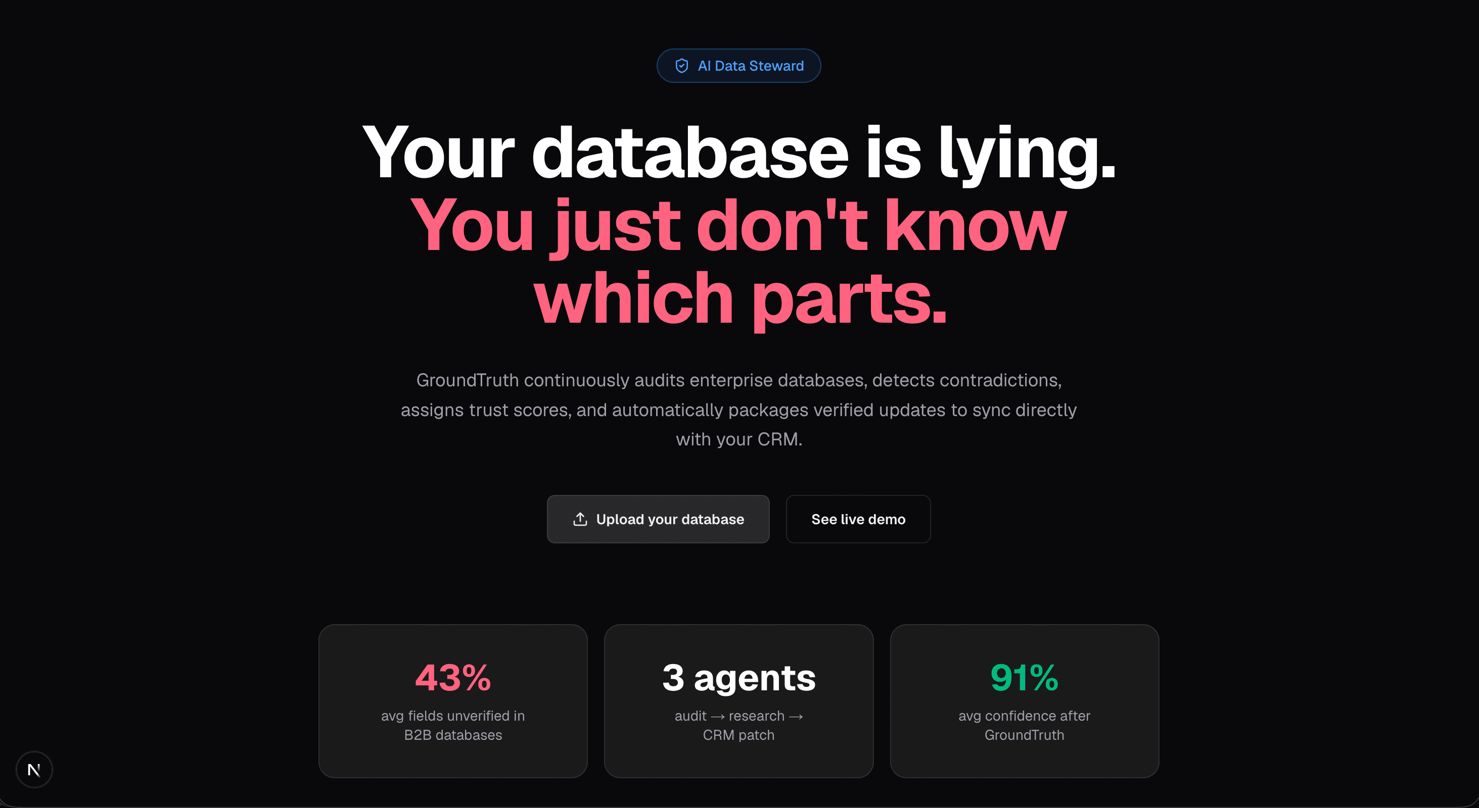 GroundTruth — screenshot 1