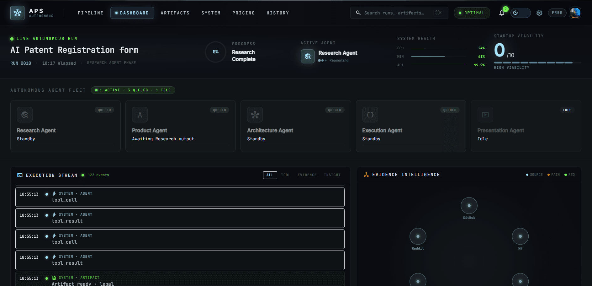 Autonomous Product Studio — screenshot 1