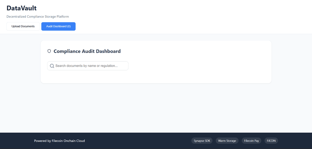 DataVault — screenshot 2