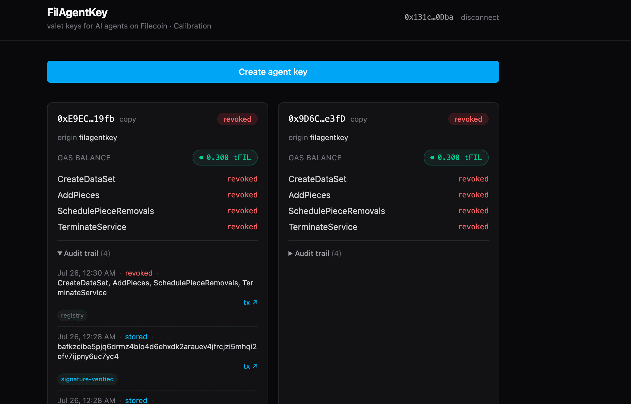 FilAgentKey — screenshot 1