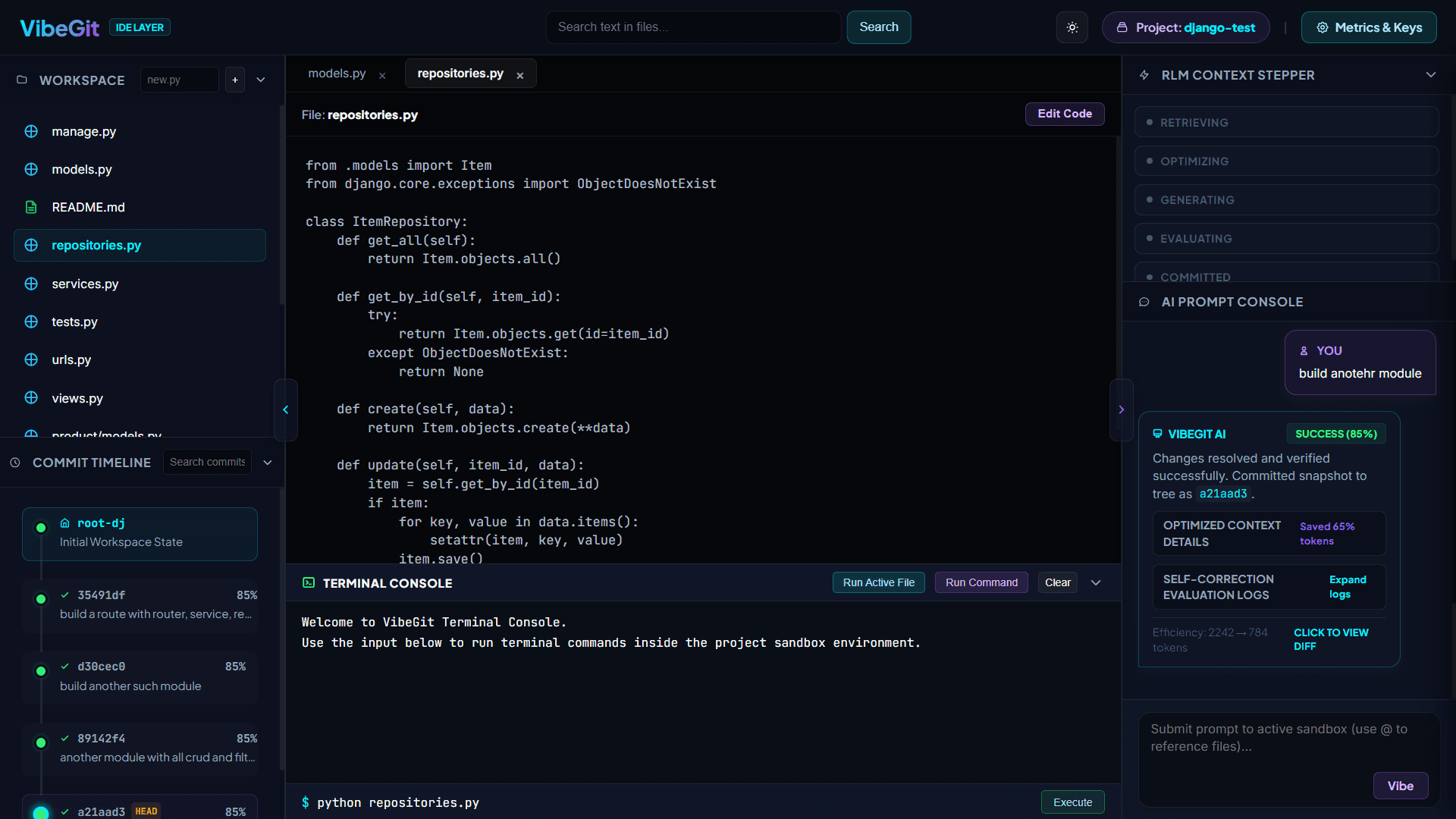 VibeGit — screenshot 4