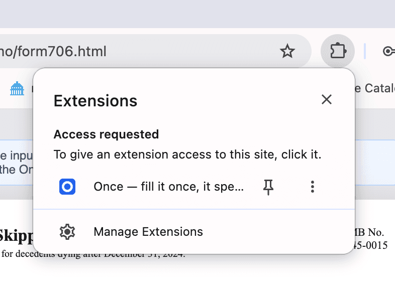 Once — screenshot 2