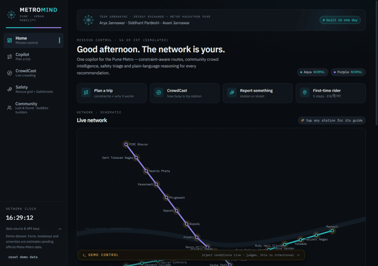 MetroMind — screenshot 1
