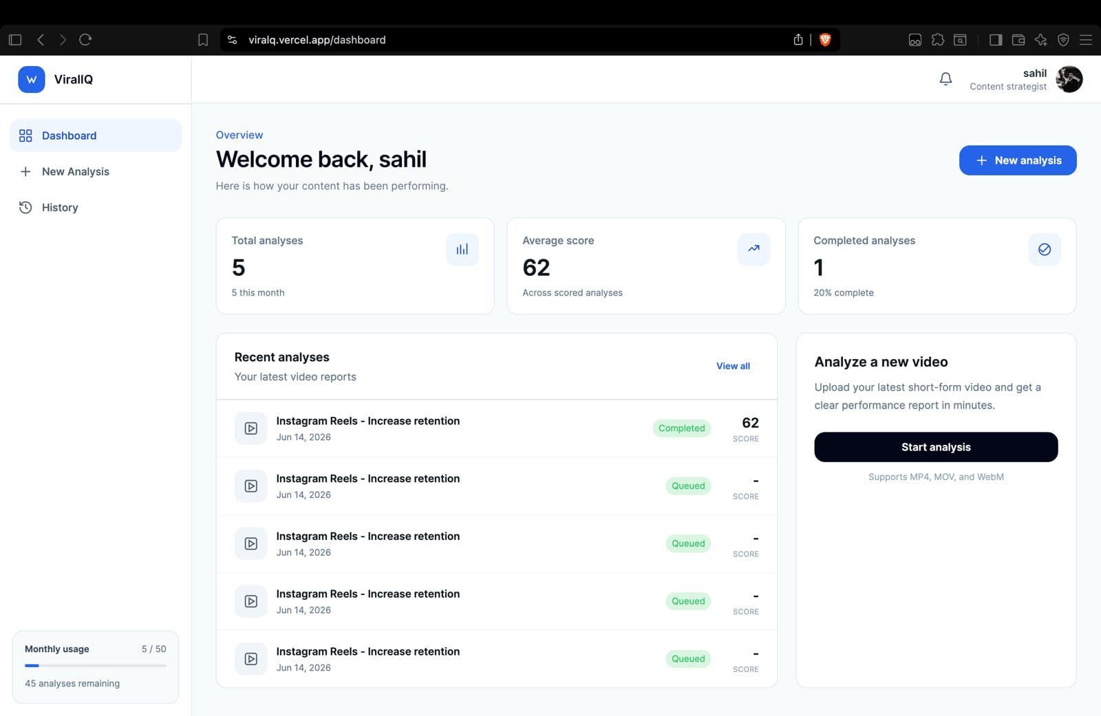 ViralIQ — screenshot 3