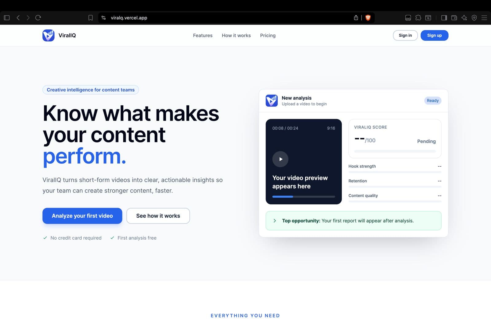 ViralIQ — screenshot 2