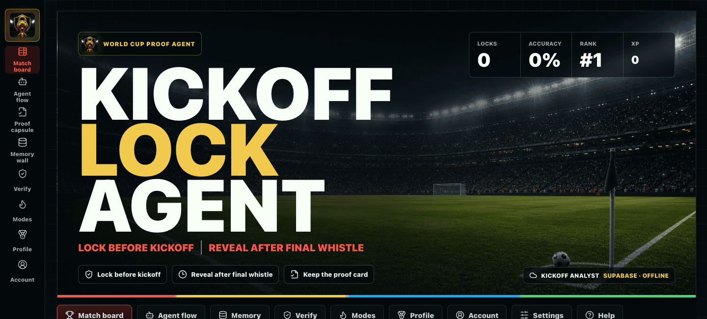 Kickoff Lock Agent — screenshot 1