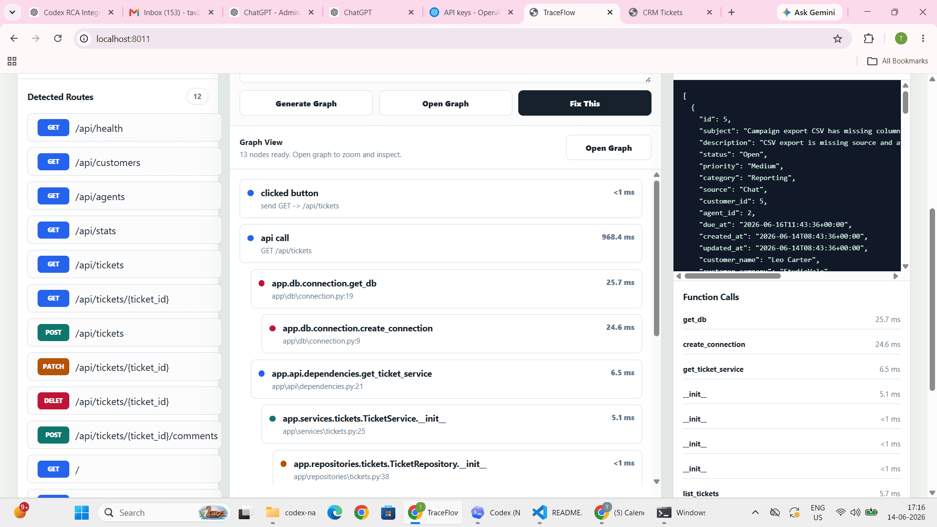 TraceFlow — screenshot 2