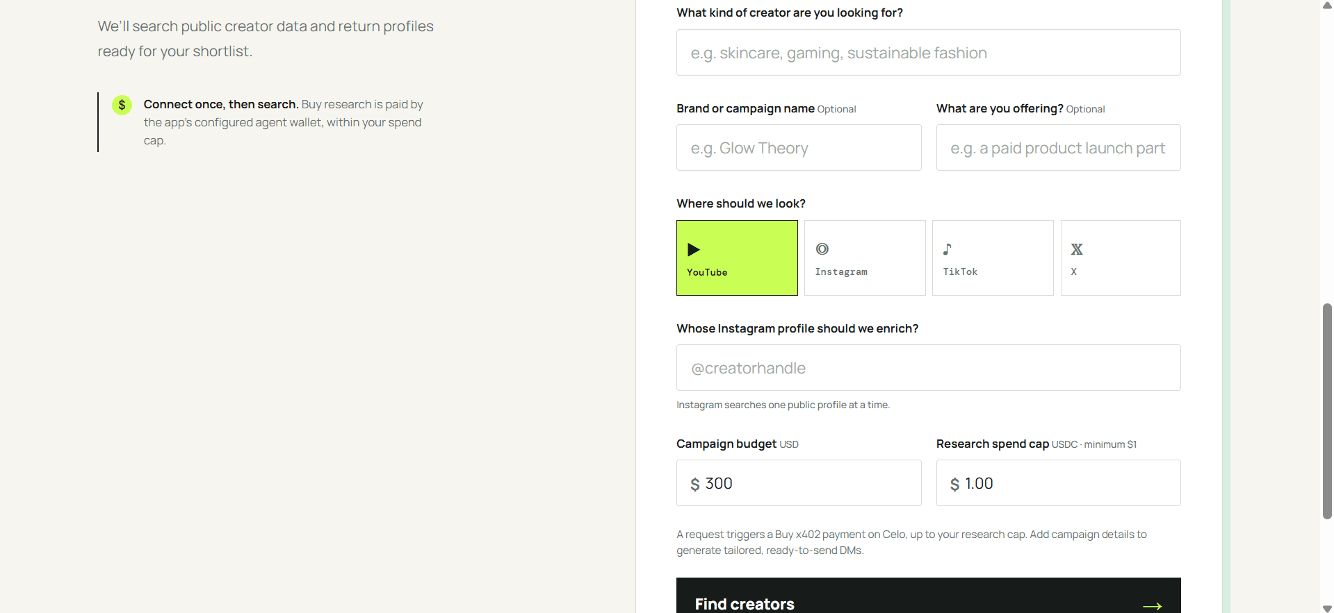 CreatorScoutAI — screenshot 2