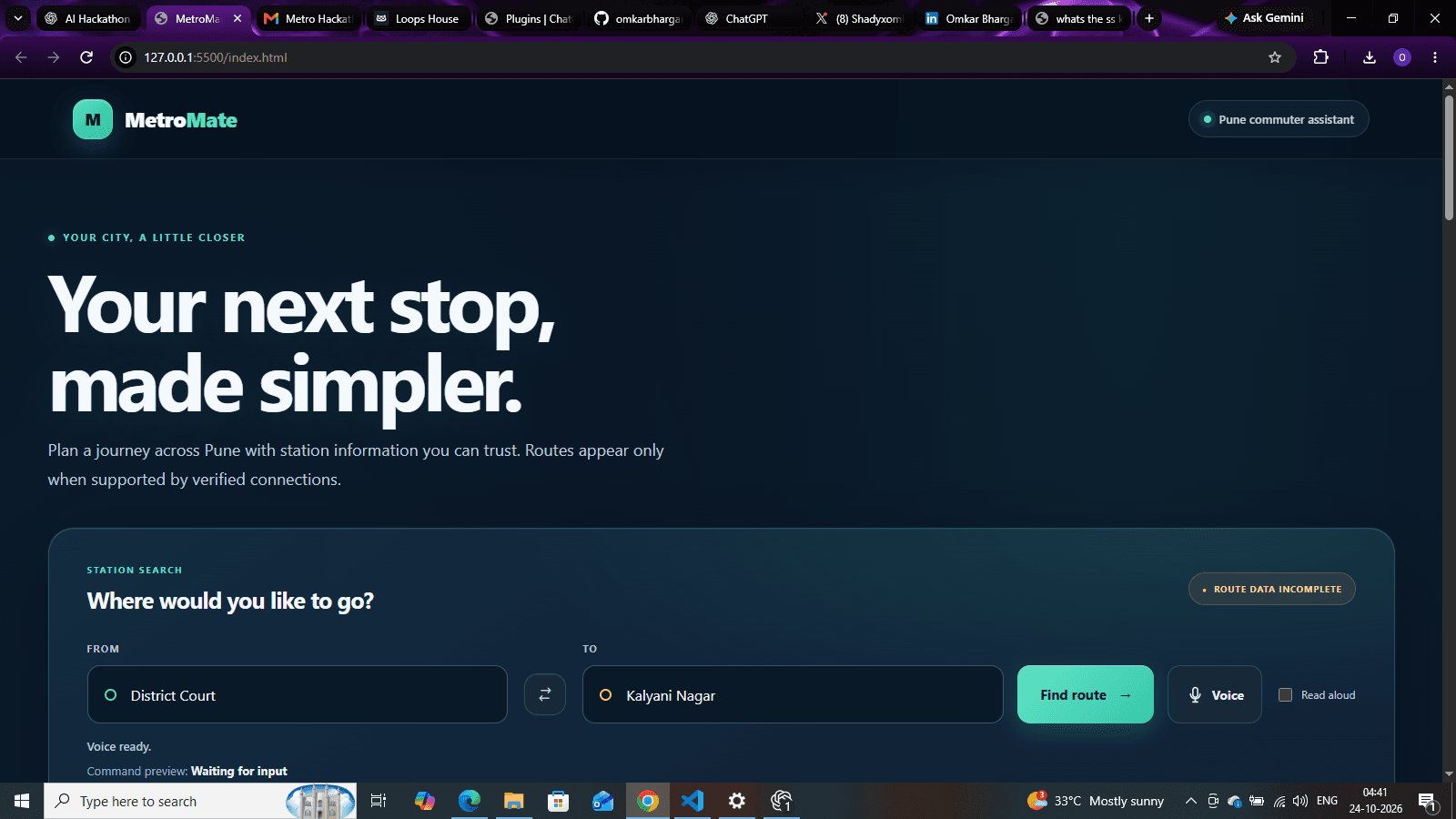 Metromate — screenshot 3