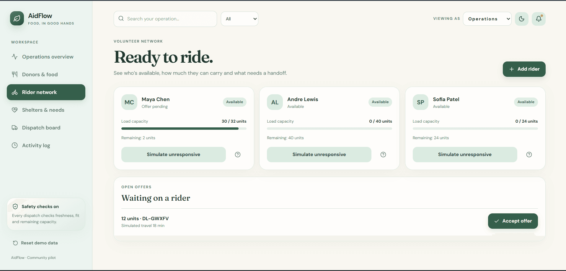 Aid Flow — screenshot 2