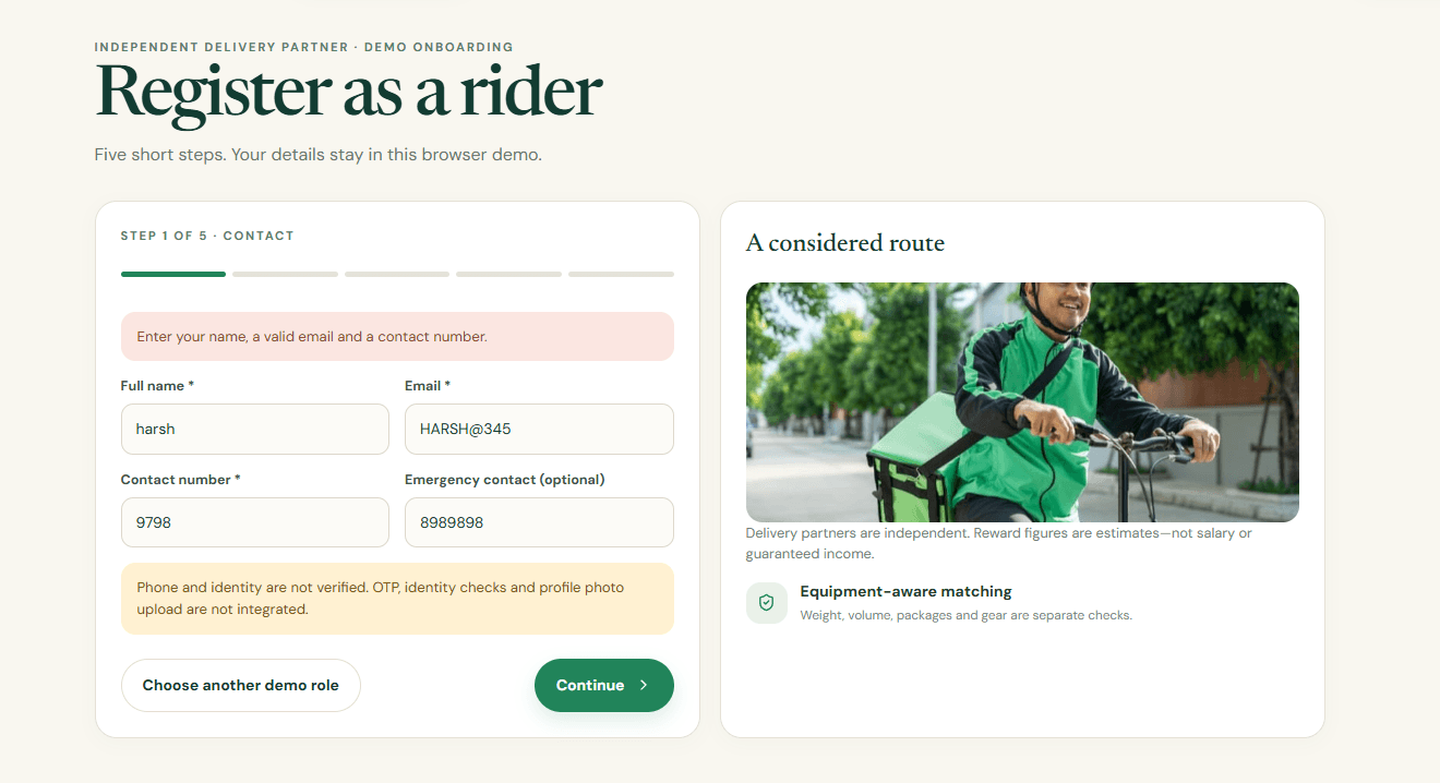 KindRoute — screenshot 2