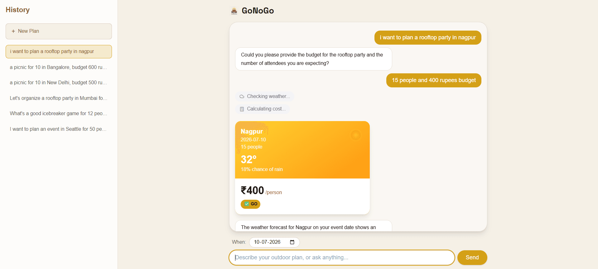 GoNoGo — screenshot 3