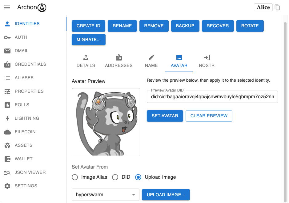 Archon Identity Platform for AI and humans — screenshot 1