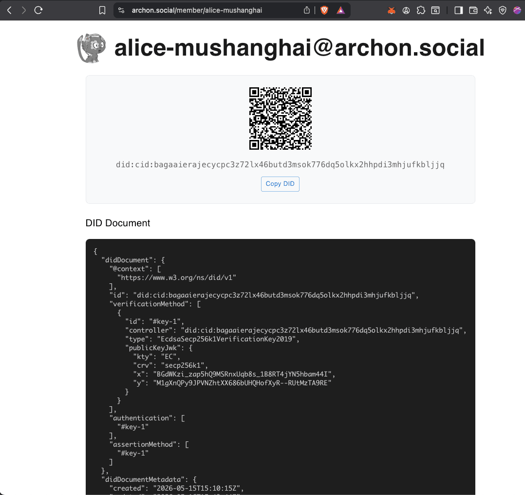 Archon Identity Platform for AI and humans — screenshot 4