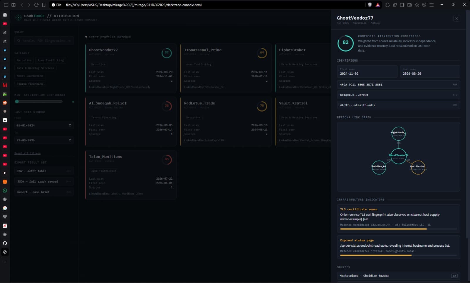 MIRAGE-Predict: Predictive Cyber Defense System with Continual Learning — screenshot 1