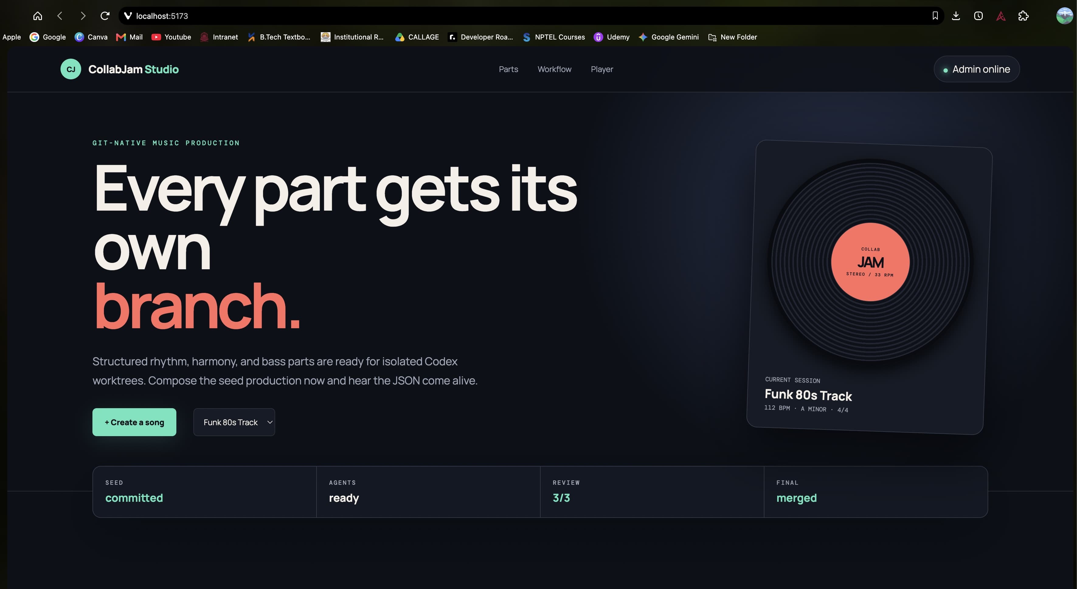 CollabJam Studio — screenshot 1