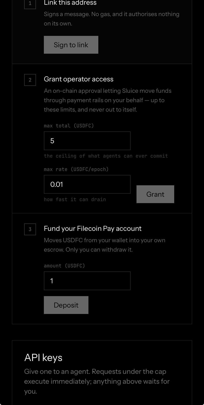 SLUICE — screenshot 2
