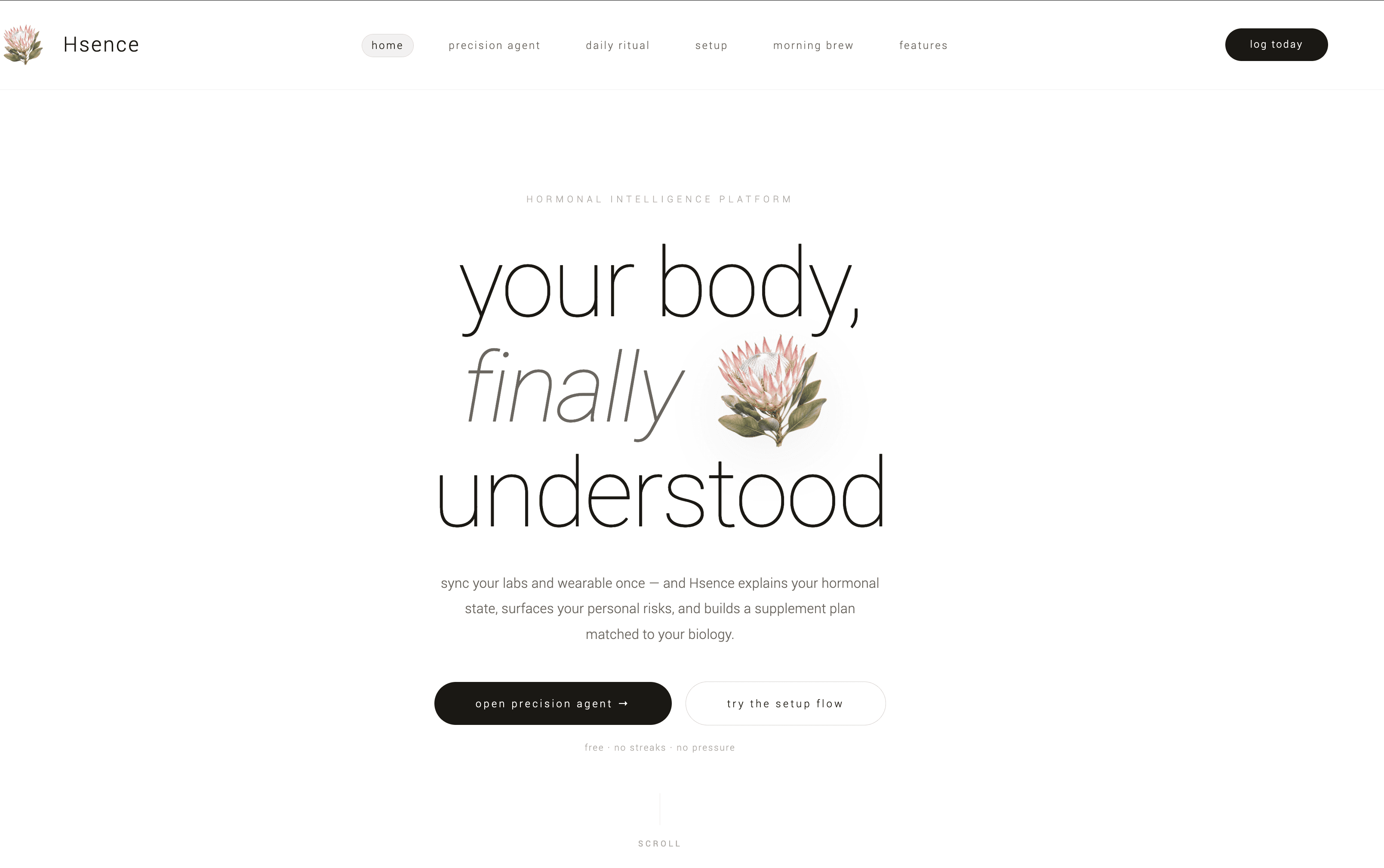 Hsence — screenshot 1
