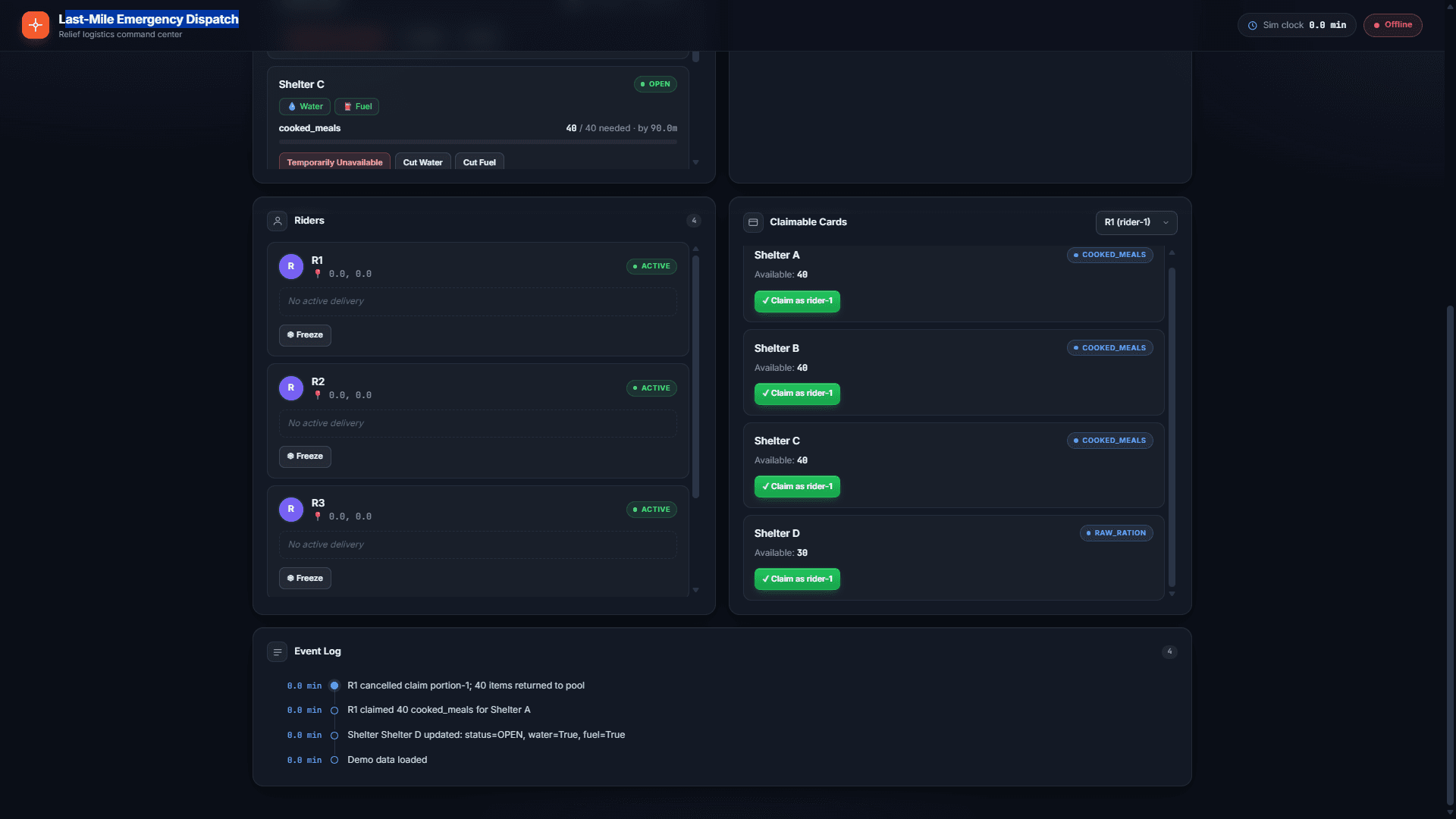 Last-Mile Emergency Dispatch — screenshot 2