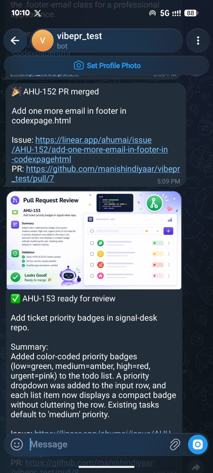 Vibe-PR — screenshot 4