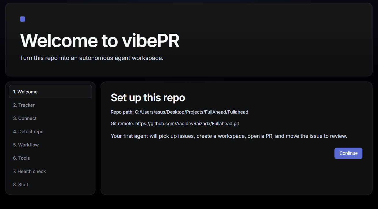 Vibe-PR — screenshot 2