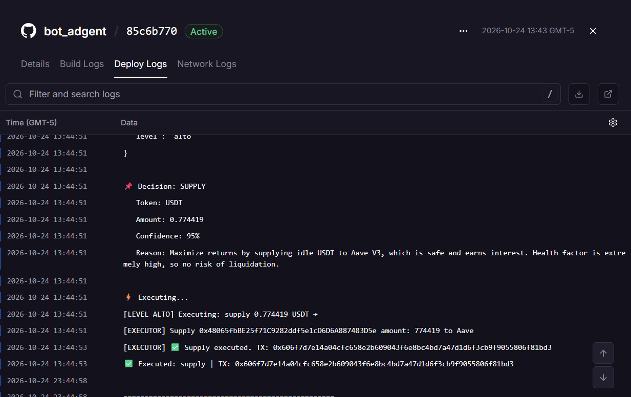 Vigi (Ai Blockchain investor Adgent) — screenshot 3